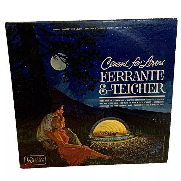 Ferrante & Teicher Concert For Lovers (Vinyl, 1963) United Artists UAS 6315 VG+ - Picture 1 of 9